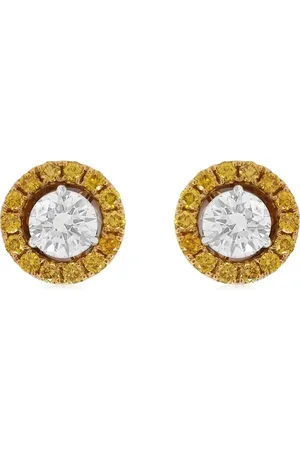 HYT Jewelry ørestikker i 18 karat hvidguld med diamanter