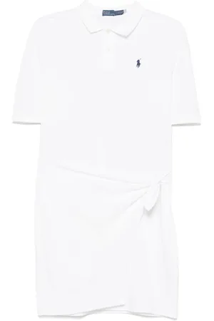 Ralph Lauren Kort kjole med draperet panel