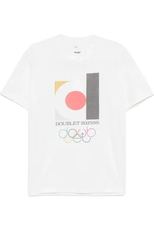 DOUBLET 2025Ss t-shirt med logotyp