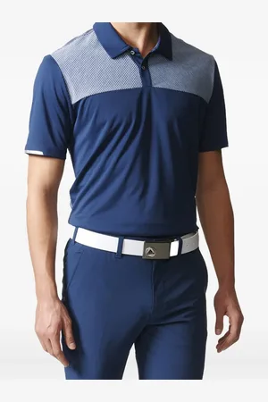 adidas Climachill Heather Block "Blue" golf-polo