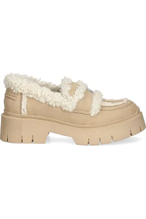 HUGO BOSS 50 mm loafers i ruskind