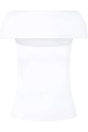 CIRCUS HOTEL Top med off-shoulder-snit