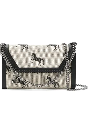 Stella McCartney Falabella Horse liten axelremsväska