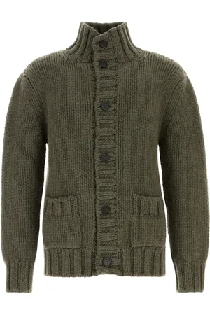 Salvatore Ferragamo Cardigan med høj hals