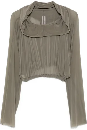 Rick Owens Cropped hættetrøje