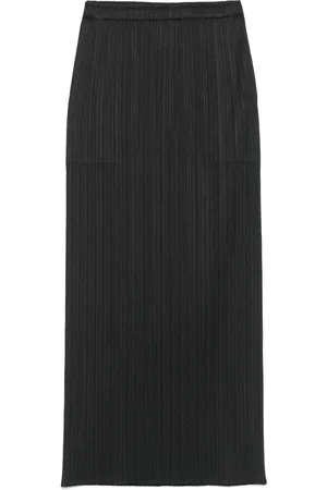 PLEATS PLEASE ISSEY MIYAKE Plisseret mellemlang nederdel