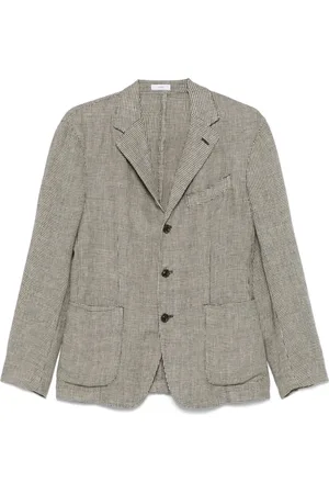 Boglioli Hundtandsmönstrad blazer