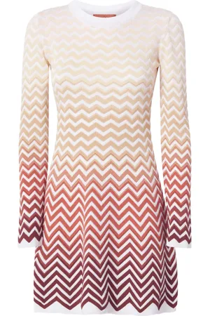 Missoni Kort kjole med zigzag-mønster
