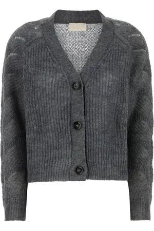 I BLUES Tekstureret cardigan med knapper