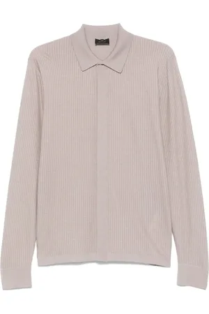 BRIONI Ribstrikket top