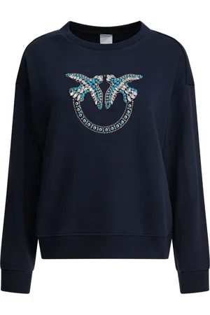 Pinko Sweatshirt med perlemotiv