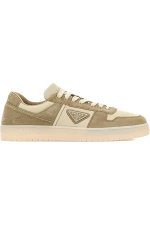 Prada Downtown sneakers med ruskindspaneler