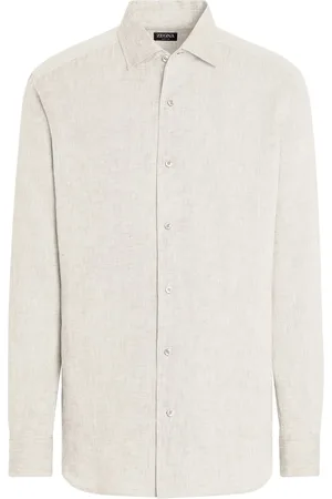 Ermenegildo Zegna Oasi Lino skjorte