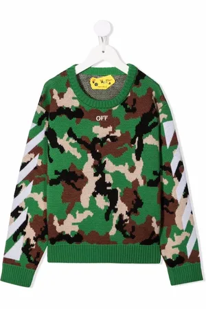 OFF-WHITE Trøje med kamuflagetryk