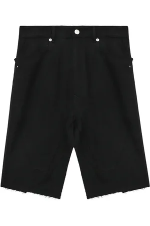 Rick Owens Midi nederdel med rå kant
