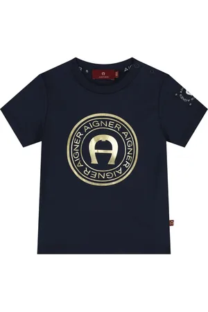 Aigner T-shirt med logoudsmykning