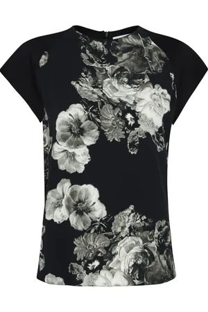 Gloria Coelho T-shirt med blomstertryk