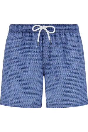 Boggi Milano Badeshorts med geometrisk tryk