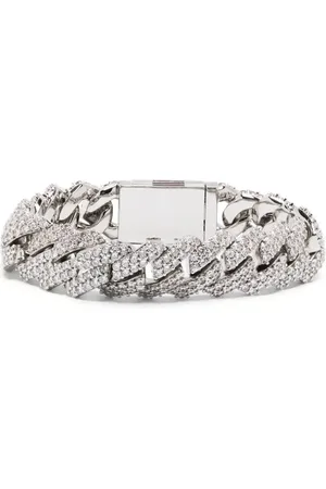 DARKAI Pavéfattet Prong armbånd med ædelsten