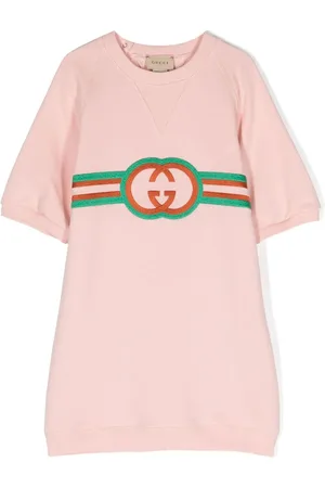 Gucci Interlocking G-broderet kjole i jersey