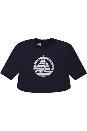 Petit Bateau T-shirt med logoapplikation