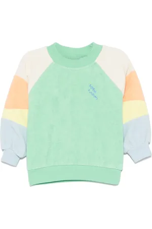 Bobo Choses Sweatshirt i frotté med colourblocking