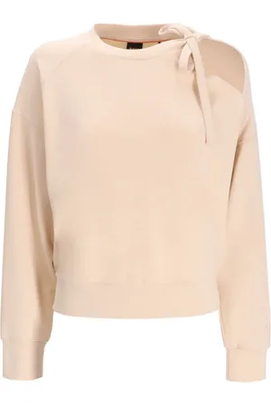 HUGO BOSS Sweatshirt med sløjfe-udsmykning