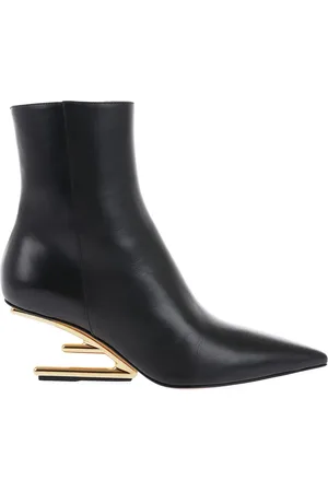 Fendi 90 mm støvler i læder