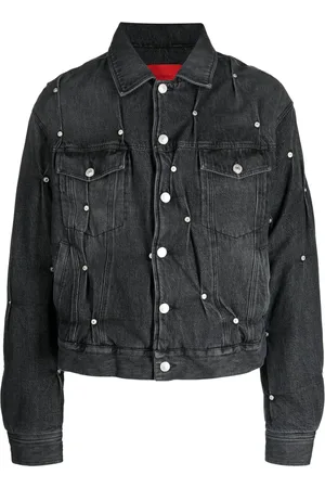 Kusikohc Denimjakke med nitter