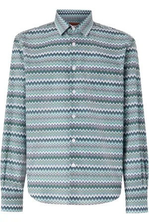 Missoni Bomuldsskjorte med zigzag-mønster