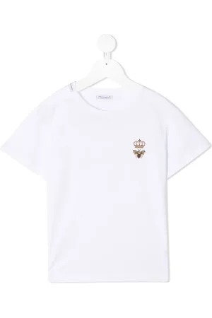Dolce & Gabbana Kortærmet T-shirt med logotryk