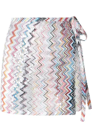 Missoni Kort nederdel med zigzag-mønster