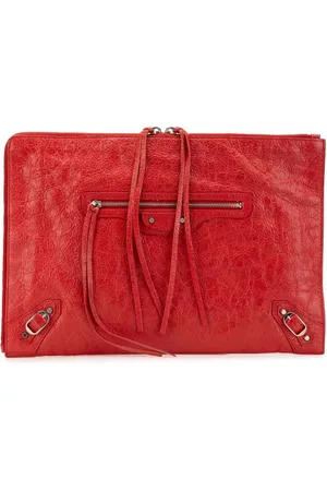 Balenciaga Stor Motocross clutch i lammeskind fra 2010-2024