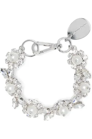 Simone Rocha Daisy floret-armbånd med perle og krystal