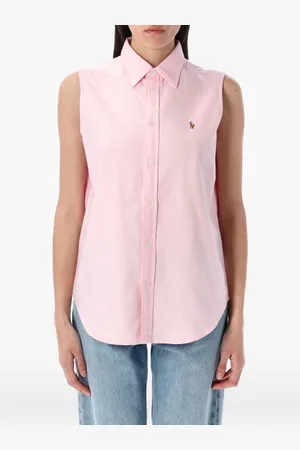 Ralph Lauren ærmeløs skjorte med knapper