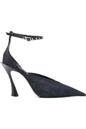 MUGLER 95 mm mules i denim