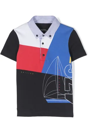 Lapin House Polo i piqué med colourblocking