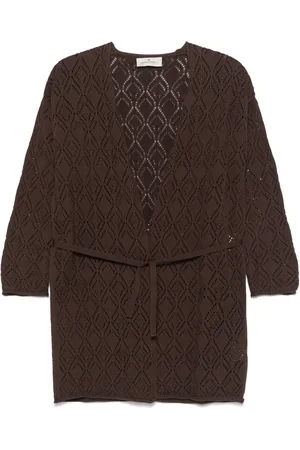 BRUNO MANETTI Pointelle-strikket cardigan