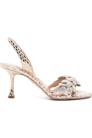 Aquazzura 75 mm Galactic Flower sandaler