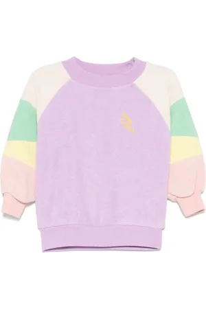 Bobo Choses Sweatshirt i frotté med colourblocking