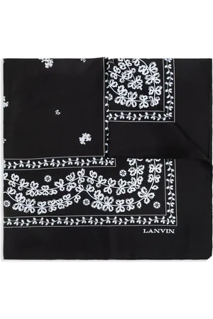 Lanvin Silketørklæde med blomstertryk