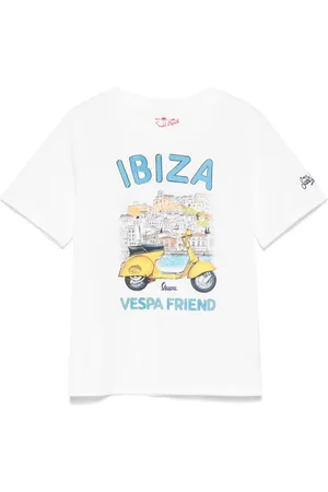 MC2 SAINT BARTH T-shirt med Ibiza-tryk
