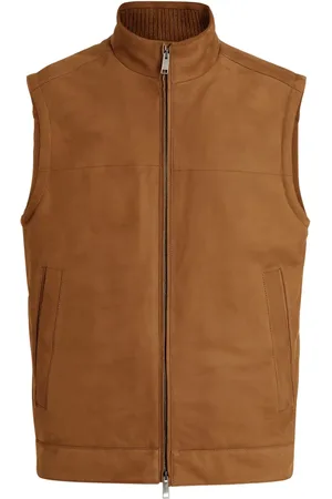 Ermenegildo Zegna Vest i ruskind