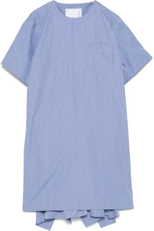 SACAI Kort poplin-kjole