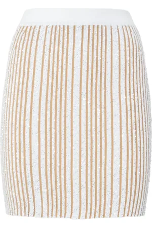 Missoni Ribbet nederdel med pailletter