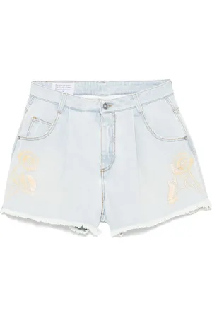 ERMANNO SCERVINO Chino-shorts med broderet motiv