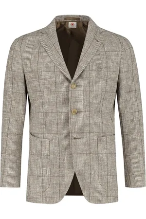 LUIGI BORRELLI NAPOLI Prince of Wales-ternet blazer
