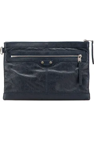Balenciaga Stor Motocross Classic Clip M clutch i lammeskind fra 2016