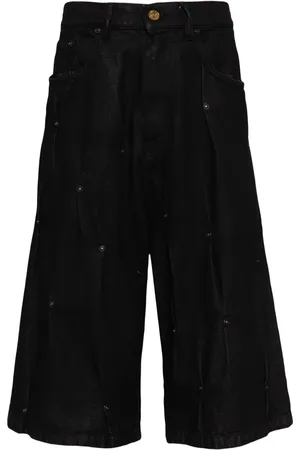 Kusikohc Multi Rivet denimshorts
