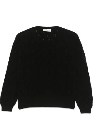 BRUNO MANETTI Sweater i pointelle-strik